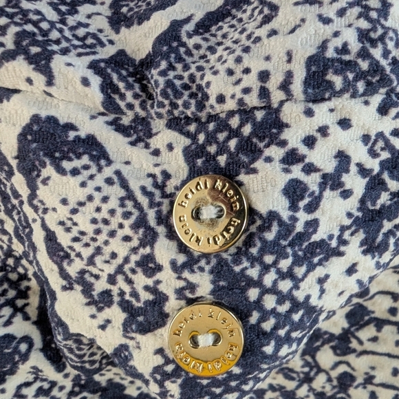 Heidi Klein Kenya Button Scalop Halter Swim Suit sz M (US 6) - Picture 8 of 10